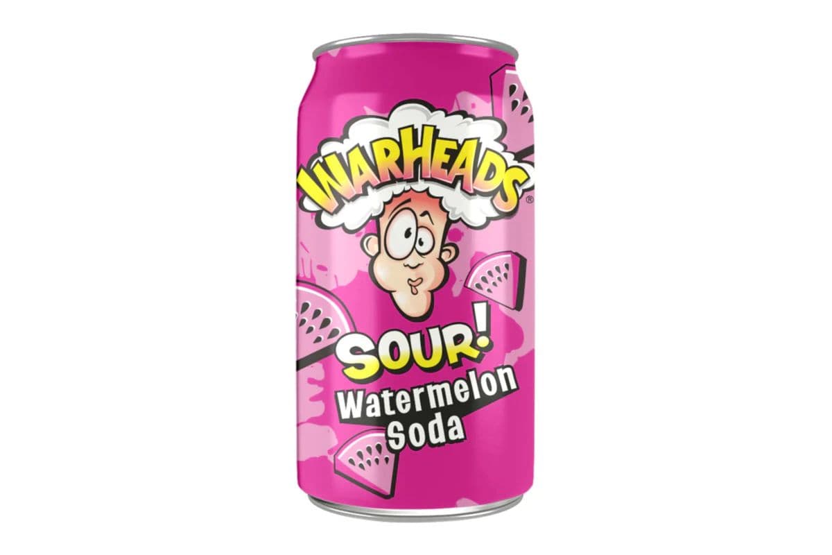 Warheads Sour Watermelon Soda (355 ml)