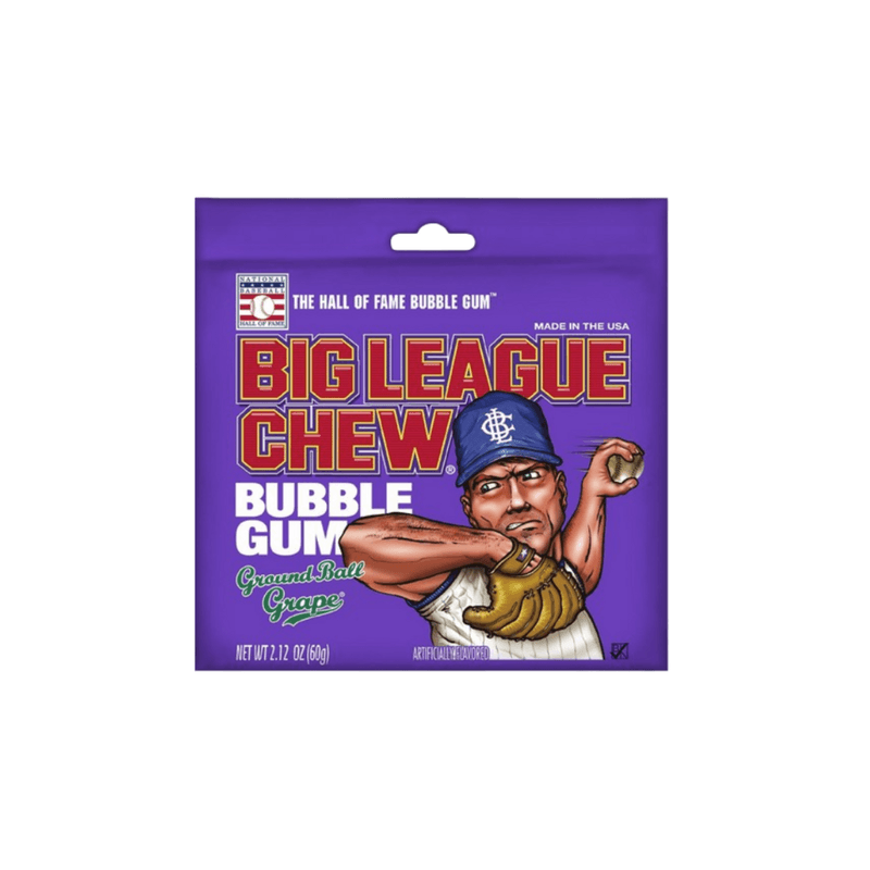 Grape Big League Chew Bubble Gum – USA (60g)