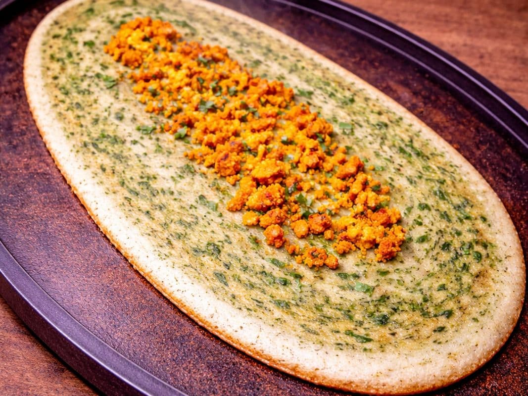 Paneer & Spinach Masala Dosa