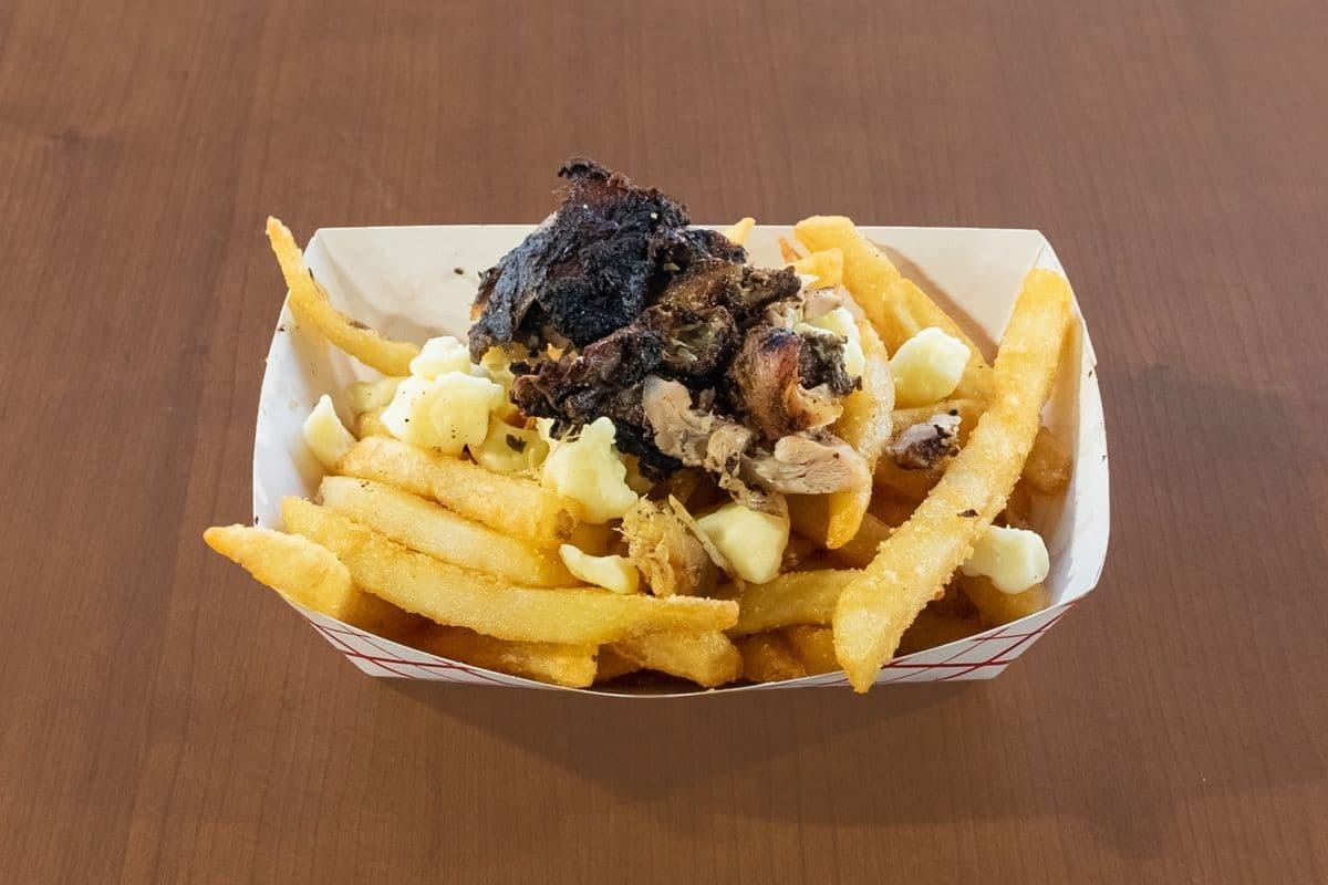 Jerk Poutine with Fries
