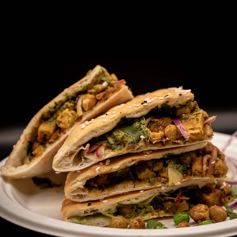 Chana Chaat-Naan