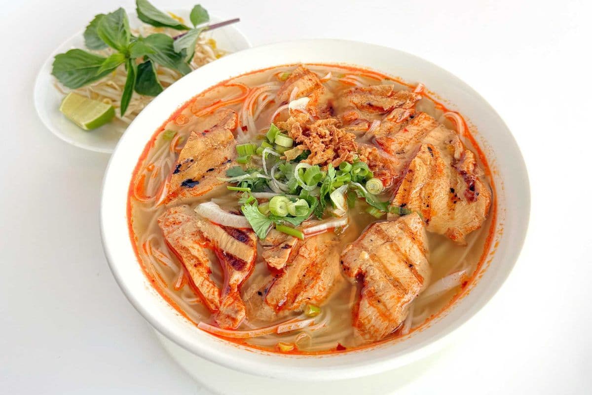 19. Spicy Sate Grilled Chicken Noodle Soup