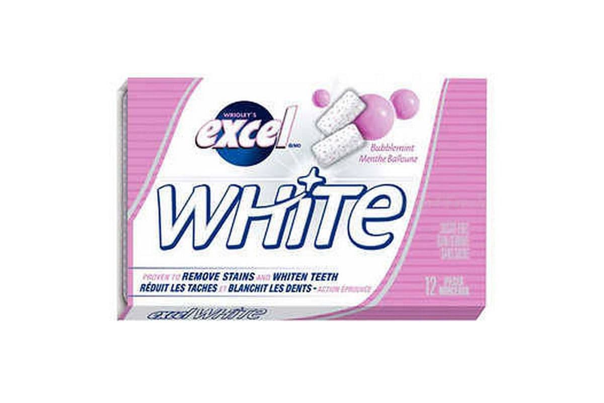 Excel White Gum (12 pcs)