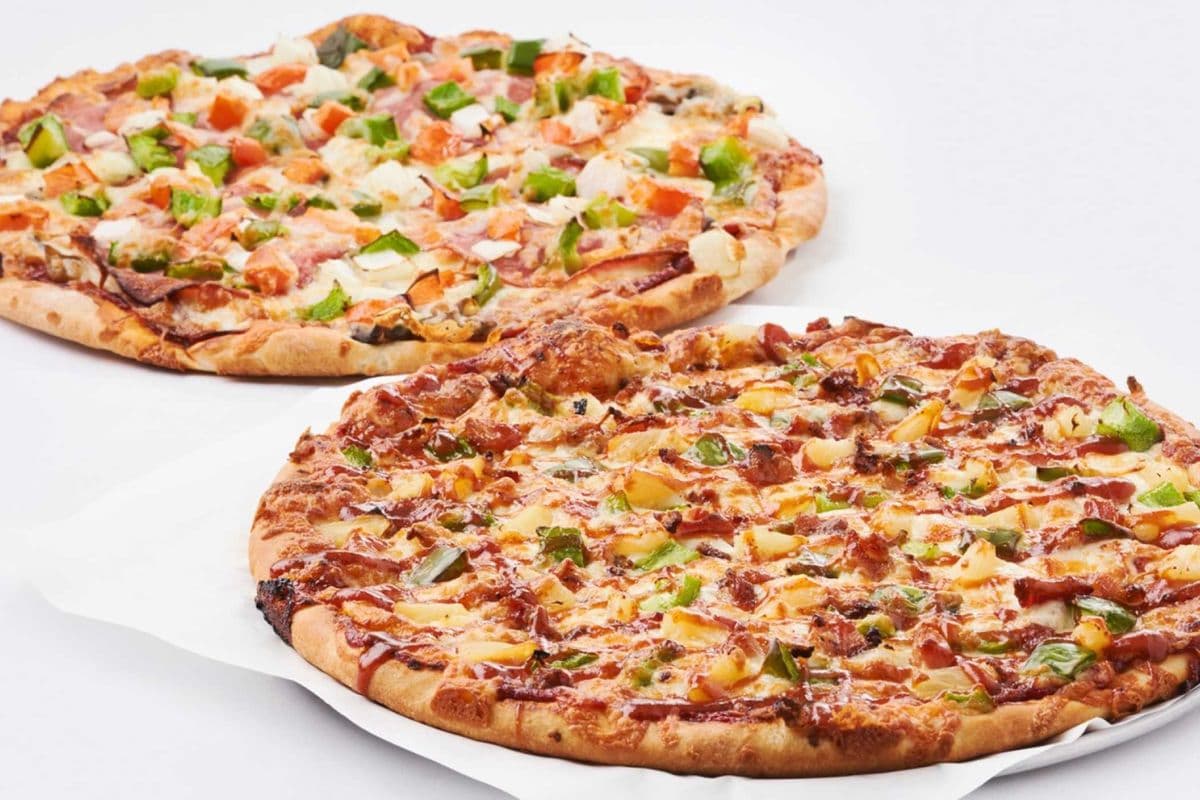 2 Large Combination Pizzas