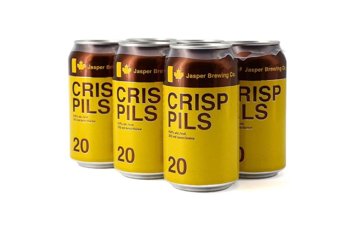 Jasper Brewing Crisp Pilsner (4 x 473 ml Cans)