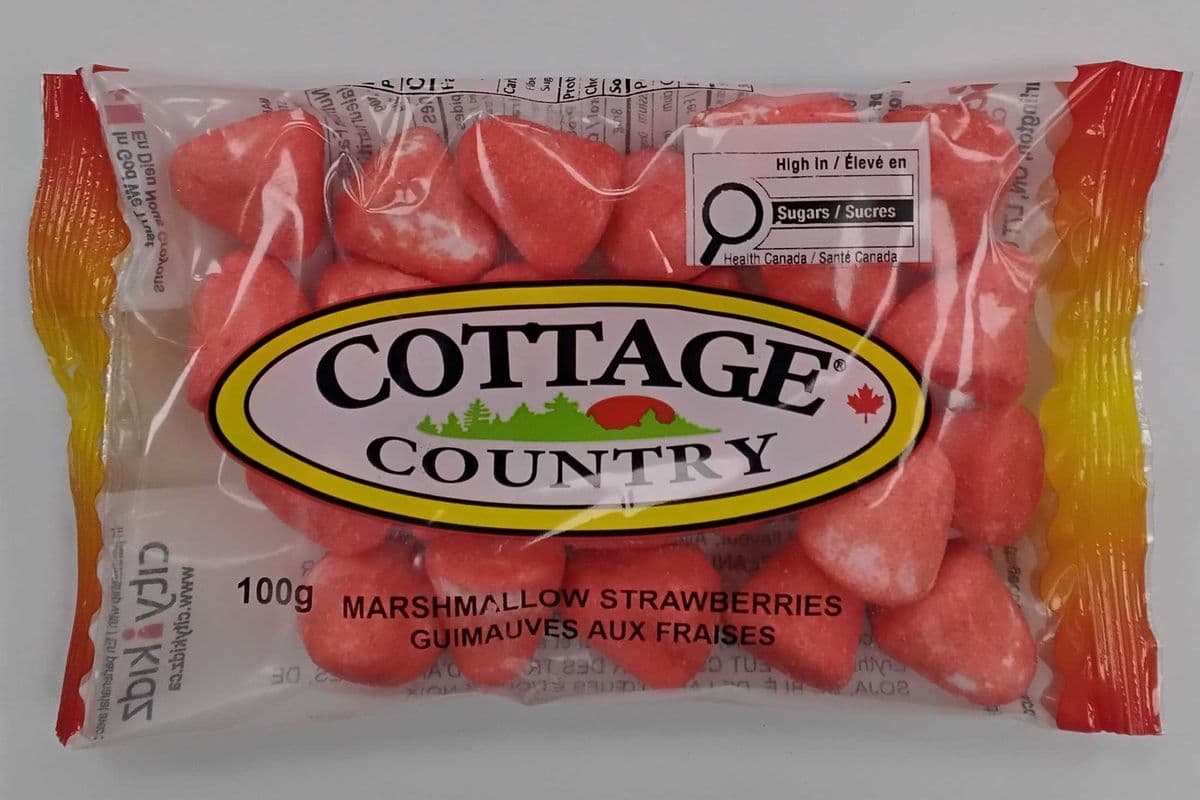 COTTAGE COUNTRY MARSHMALLOW STRAWBERRIES (100g)