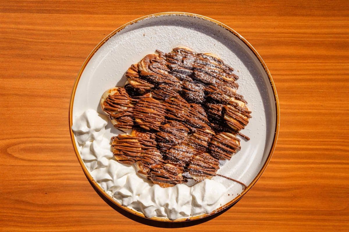 Minipancakes Nutella