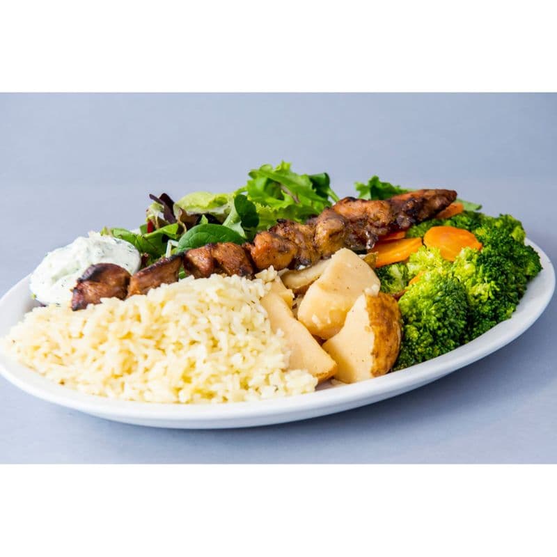 Lamb Souvlaki Dinner