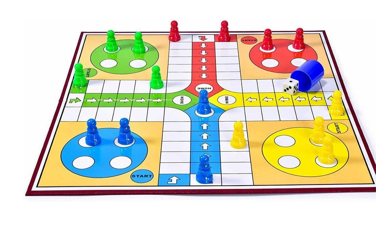 Ludo Board Game (Pieces Included)