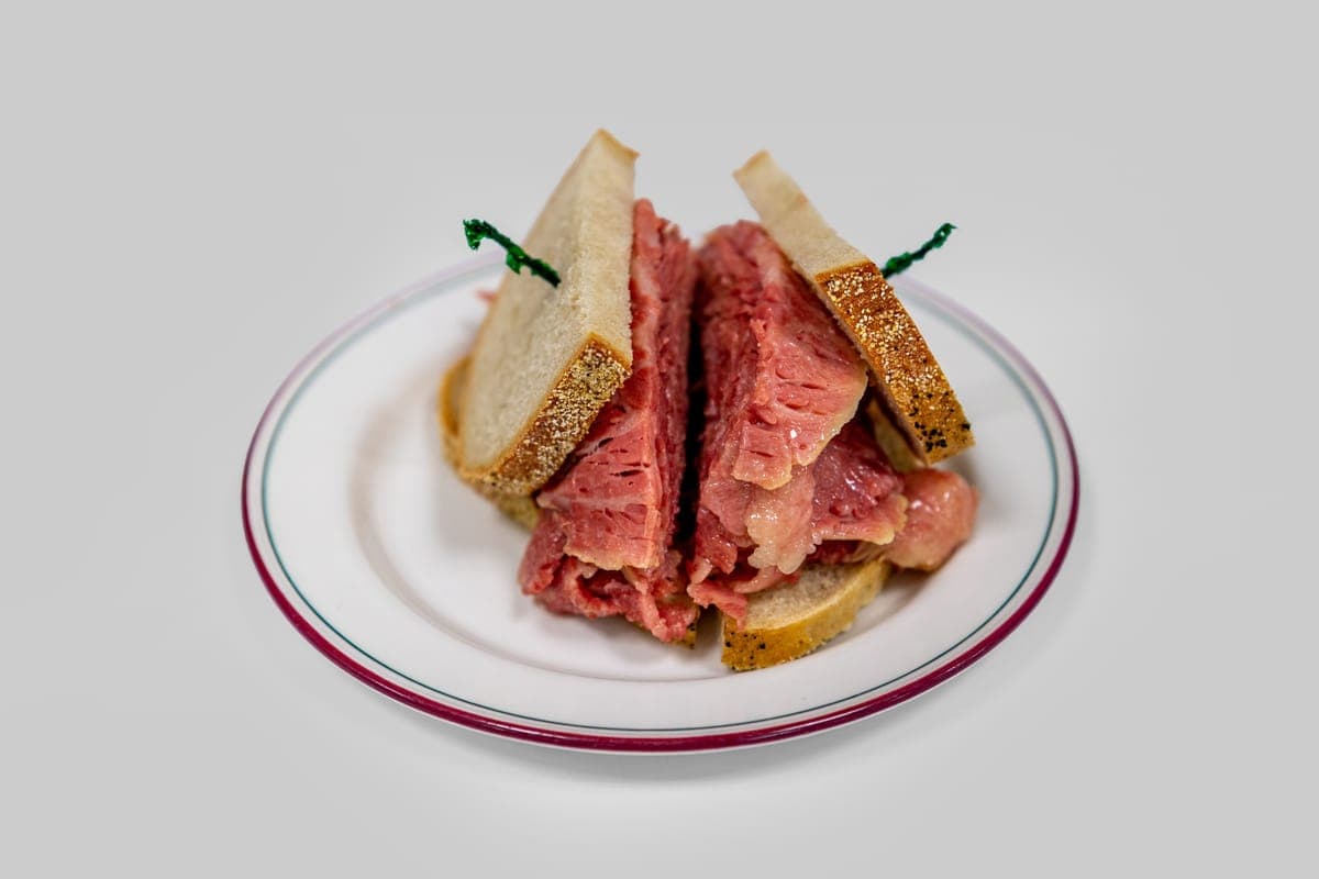 Unspiced Corned Beef Sandwich