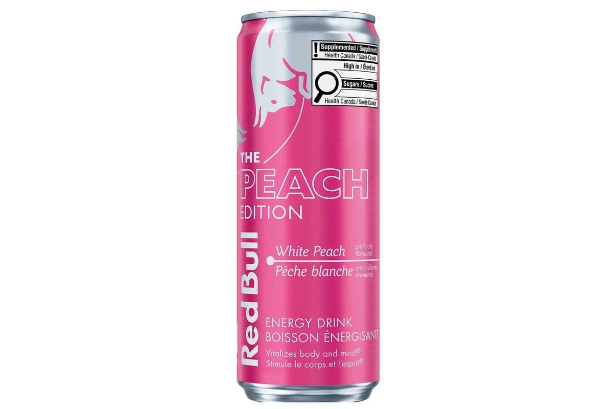 Red Bull Energy Drink - White Peach (355 ml)