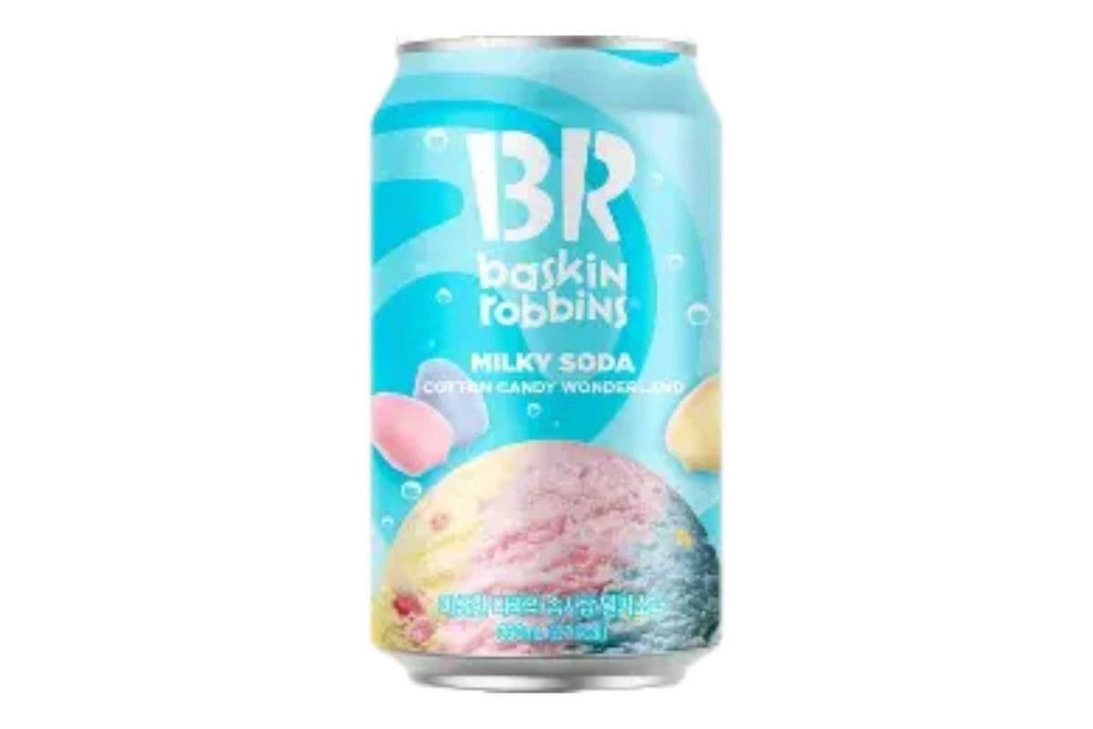 Baskin Robbins Cotton Candy Milky Soda (355ml) (126 Cal)