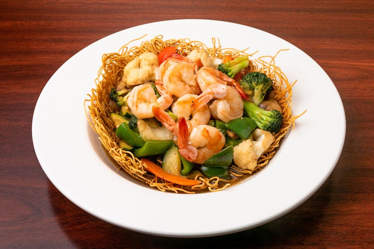 Nid aux crevettes / Shrimp Nest