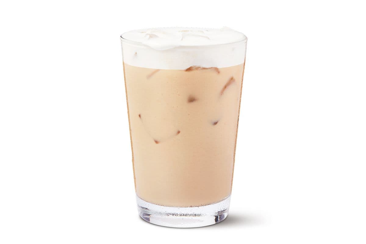 Large Caramel Churro Iced Chai Latte