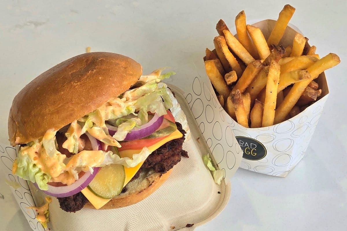 Peri Bold Burger and Fries