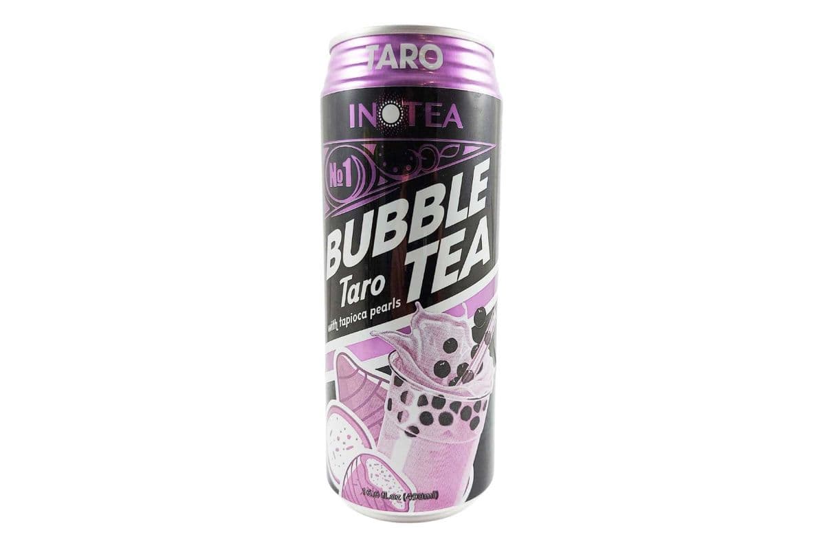 InoTea Taro Bubble Tea with Tapioca pearls Drink (490ml)