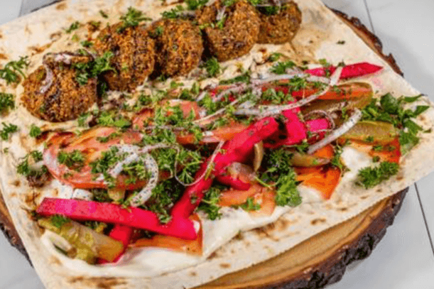 Falafel Wrap Saj