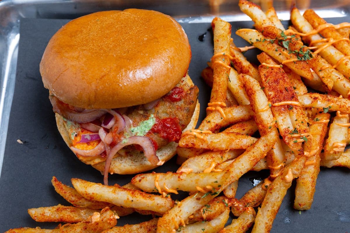 Mixed Vegetable Vegan Burger