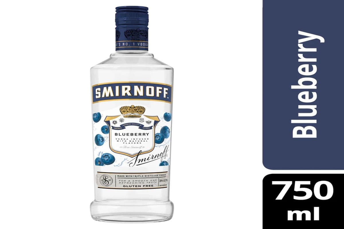 Smirnoff Blueberry Vodka 750ML (1 x 750 mL)