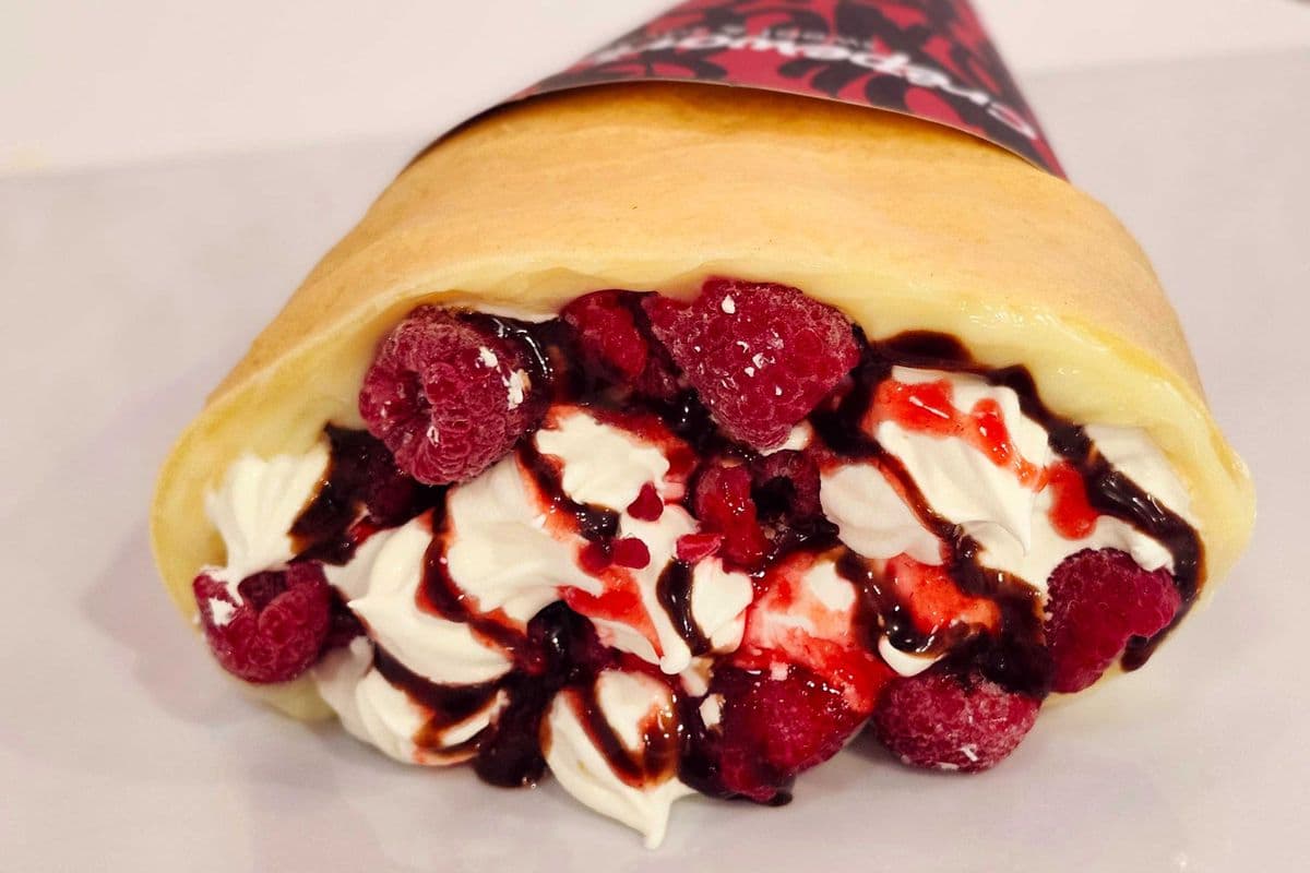 Raspberry Supreme Crepe