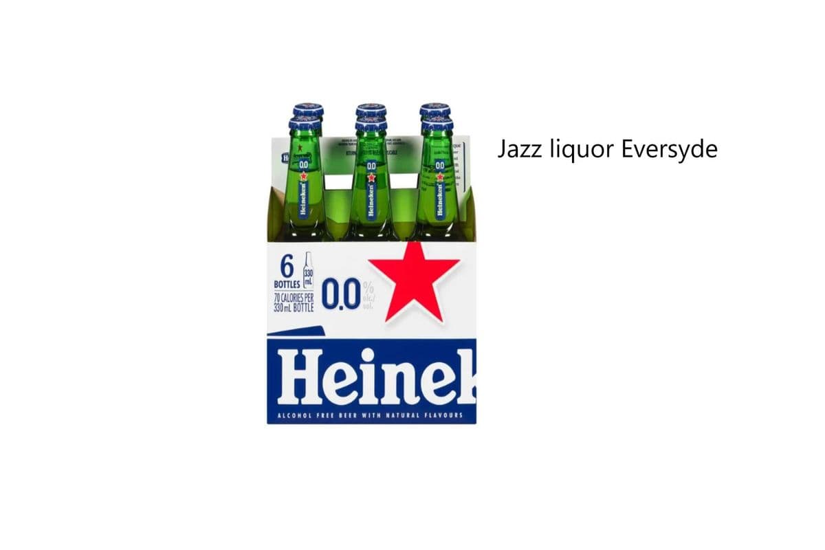 HEINEKEN LAGER 0.0% BOTTLES (1 x 6x330ML)