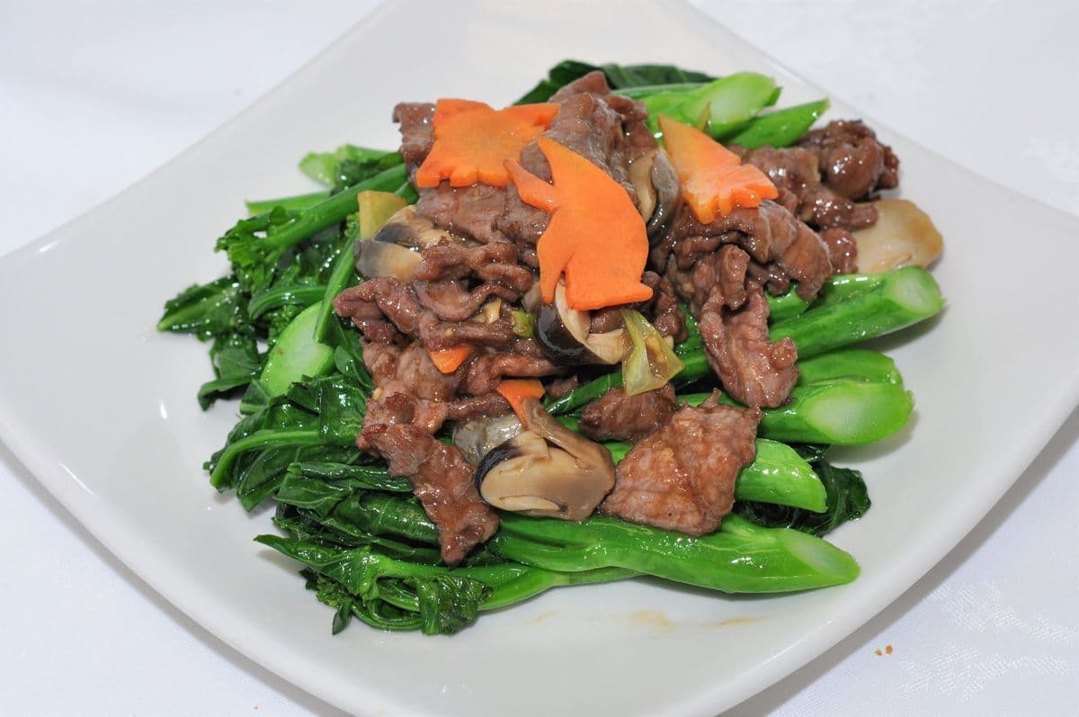 166. Beef with Gai Lan