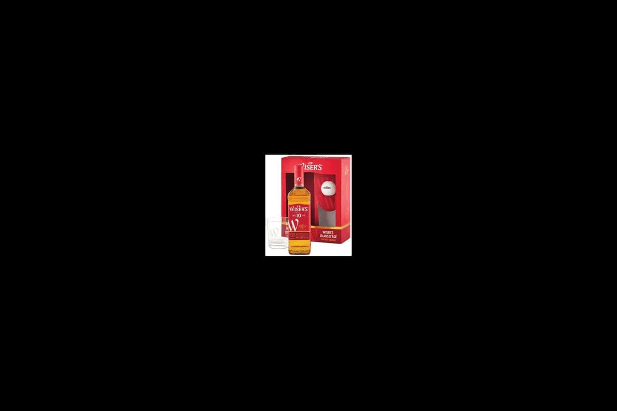 J.P. WISER'S 10YO CANADIAN WHISKY GIFT PACK (750 ML) (1 x 750ML)