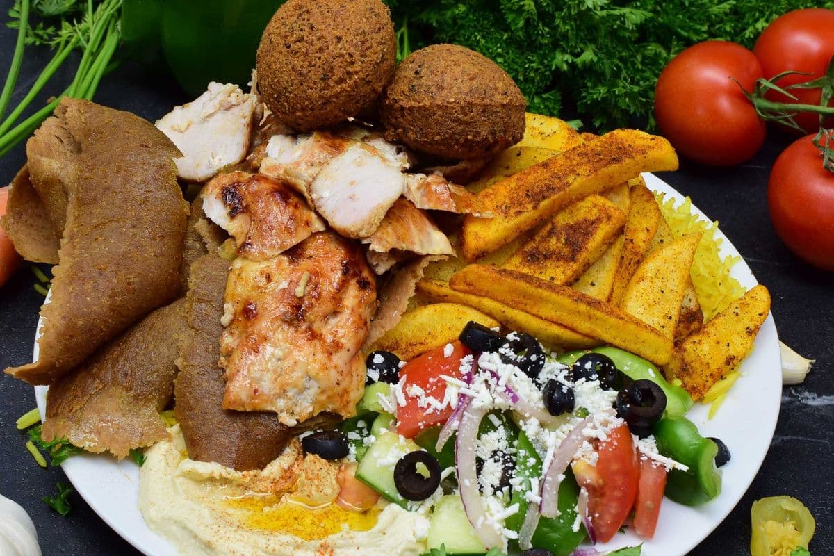 Trio Shawarma Plate