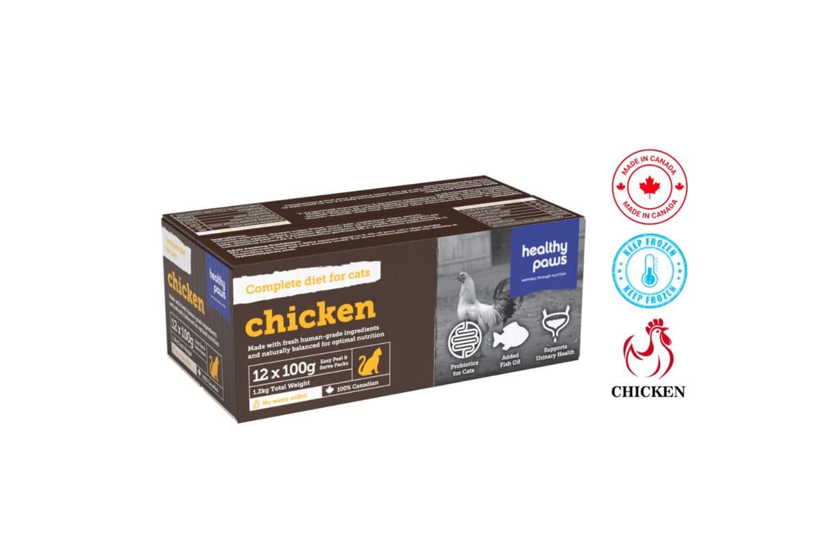 Healthy Paws Feline Complete Dinner Chicken (100 g)