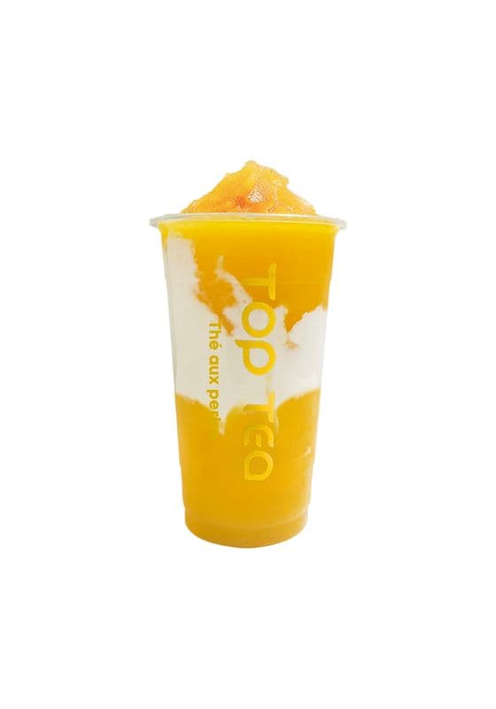 F2 Mango cheese slush / /Frappé glacé à la mangue avec mousse au fromage