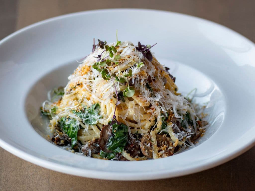 Truffle Mushroom Linguini