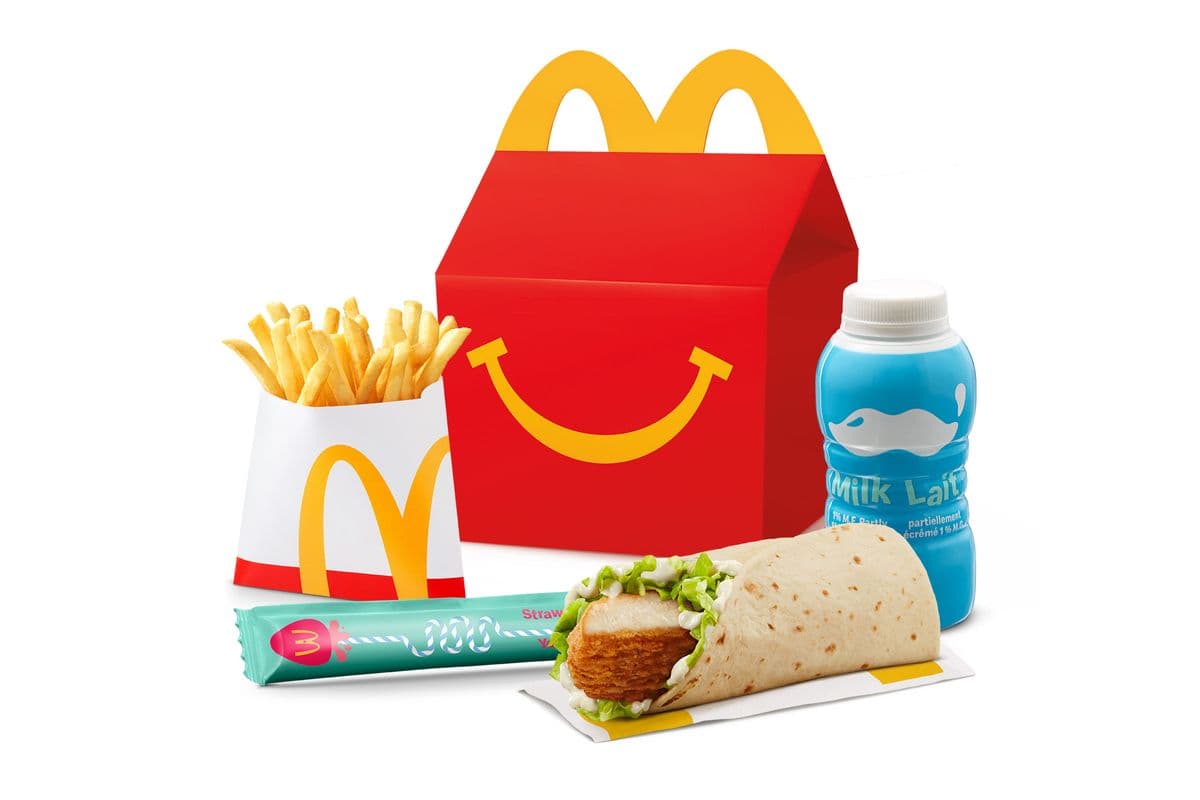 Happy Meal Crispy Chicken Snack Wrap with Small Fries [560-670 Cals]