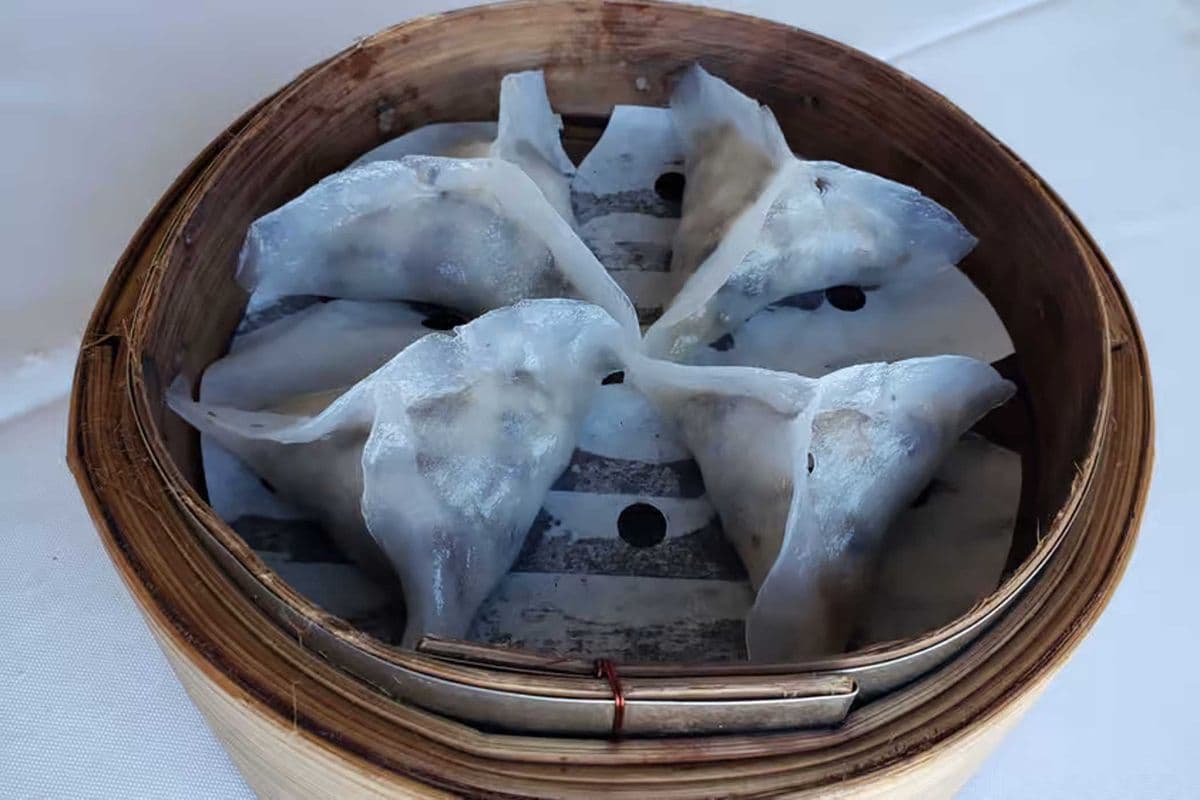 Steamed Black Truffle Dumplings