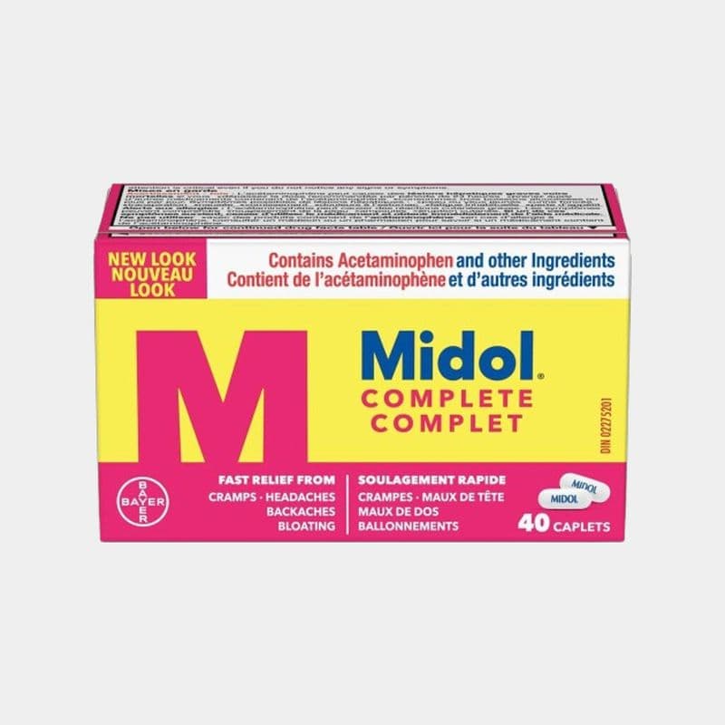 Midol Complete Analgesic Fast Relief Caplets (40 Units)