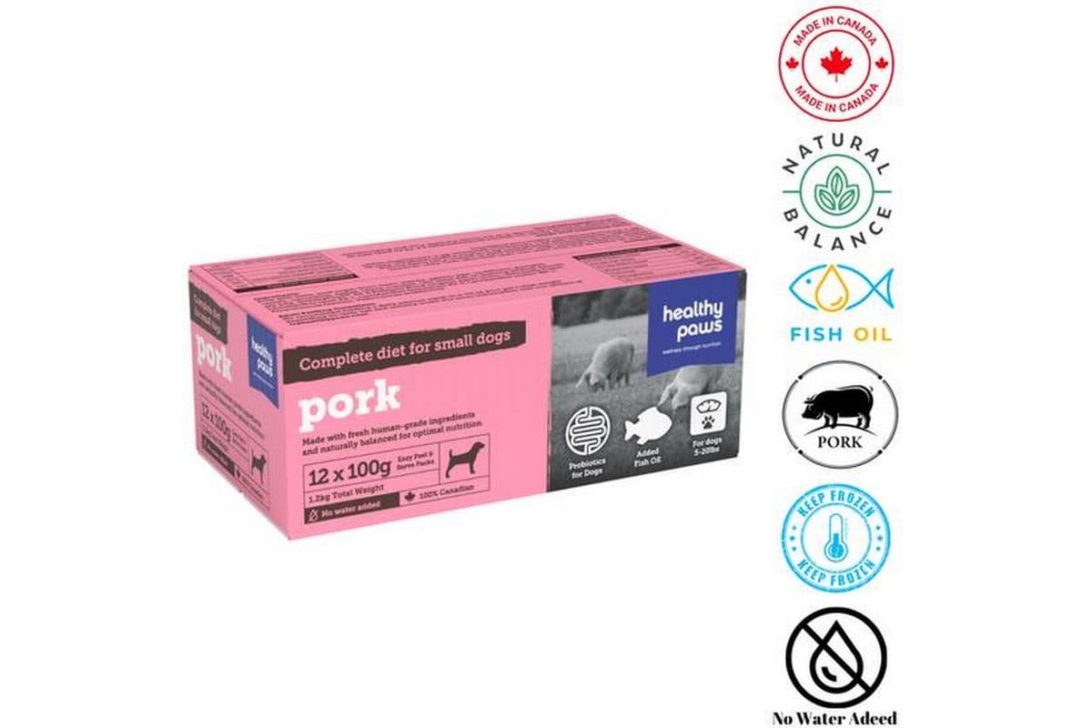 Healthy Paws - Small Canine Complete Dinner Pork (100 g)