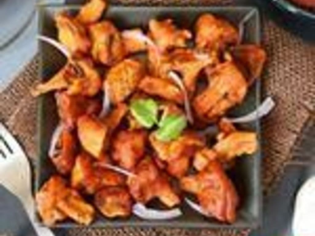 Mushroom Pepper Pakoda