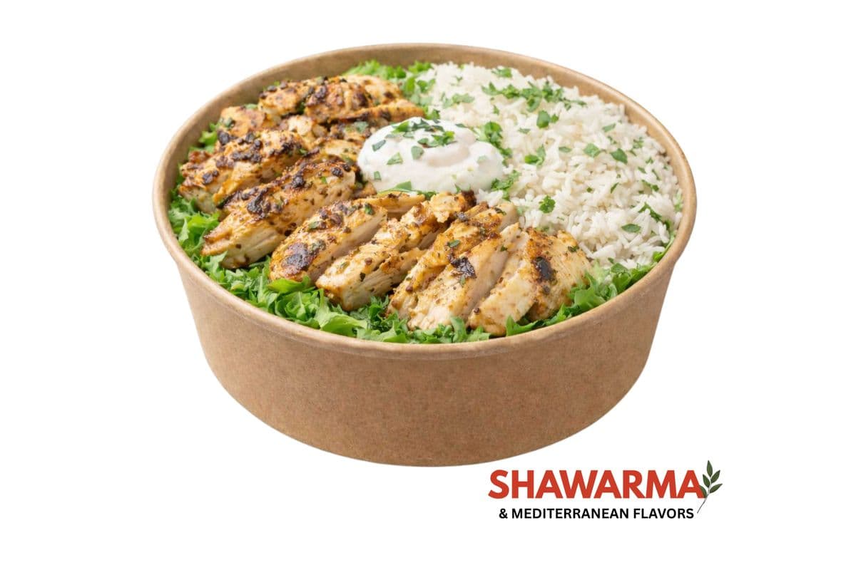 Chicken Shawarma Rice Salad Bowl