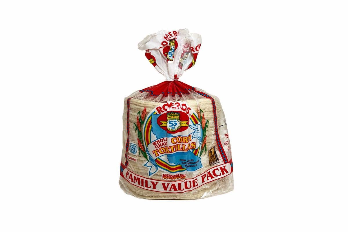 Tortilla Romero White/Blancas 70ct