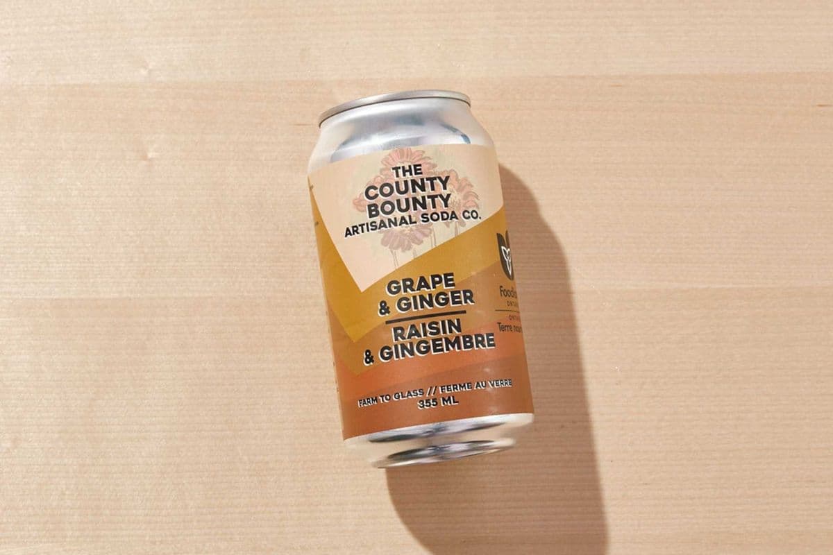 Wild Grape and Ginger Soda - County Bounty (355 ml)