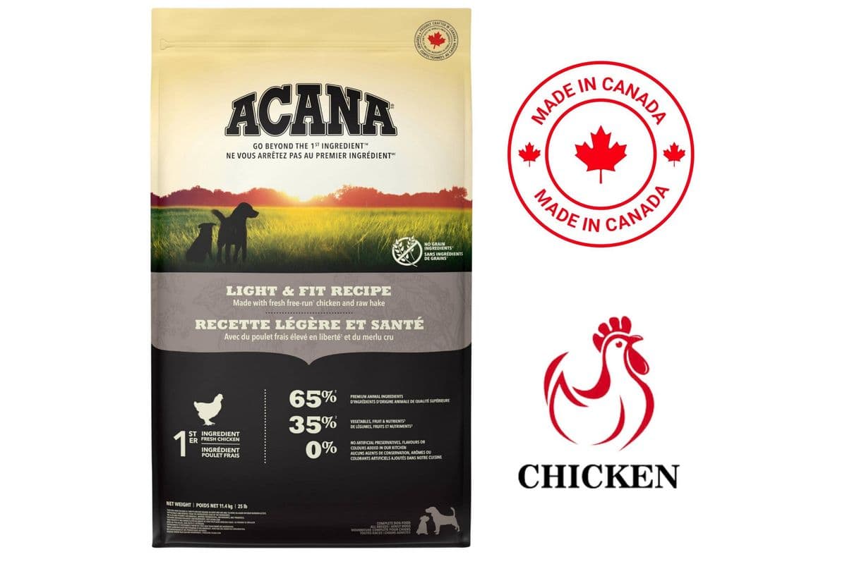 Acana - Light & Fit Chicken Dry Dog Food (25 lb )