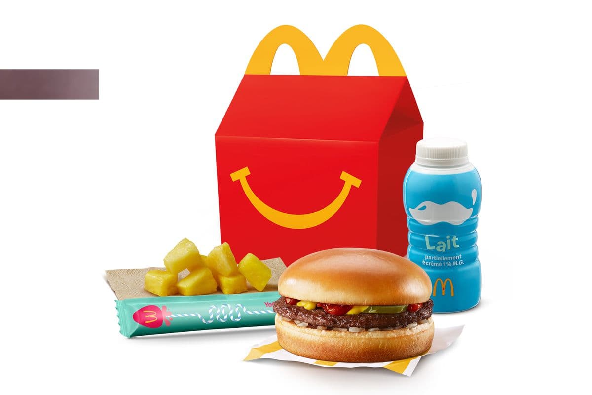 Joyeux festin Hamburger avec morceaux d'ananas [330-440 Cal]