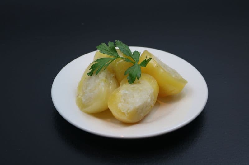 Mild Yellow Peppers Stuffed with Cabbage