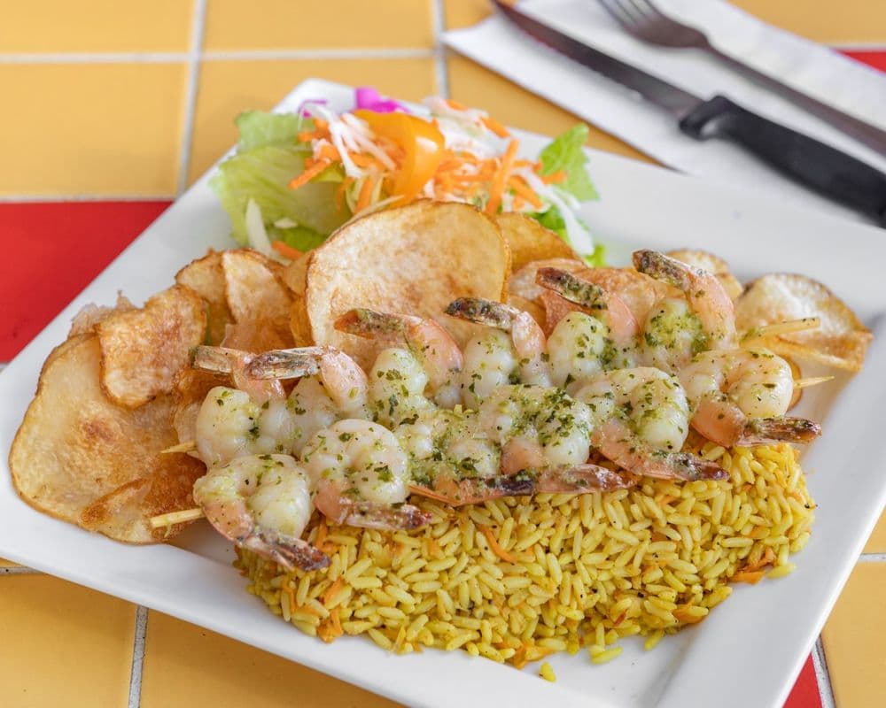 Crevettes Pita / Shrimp Pita