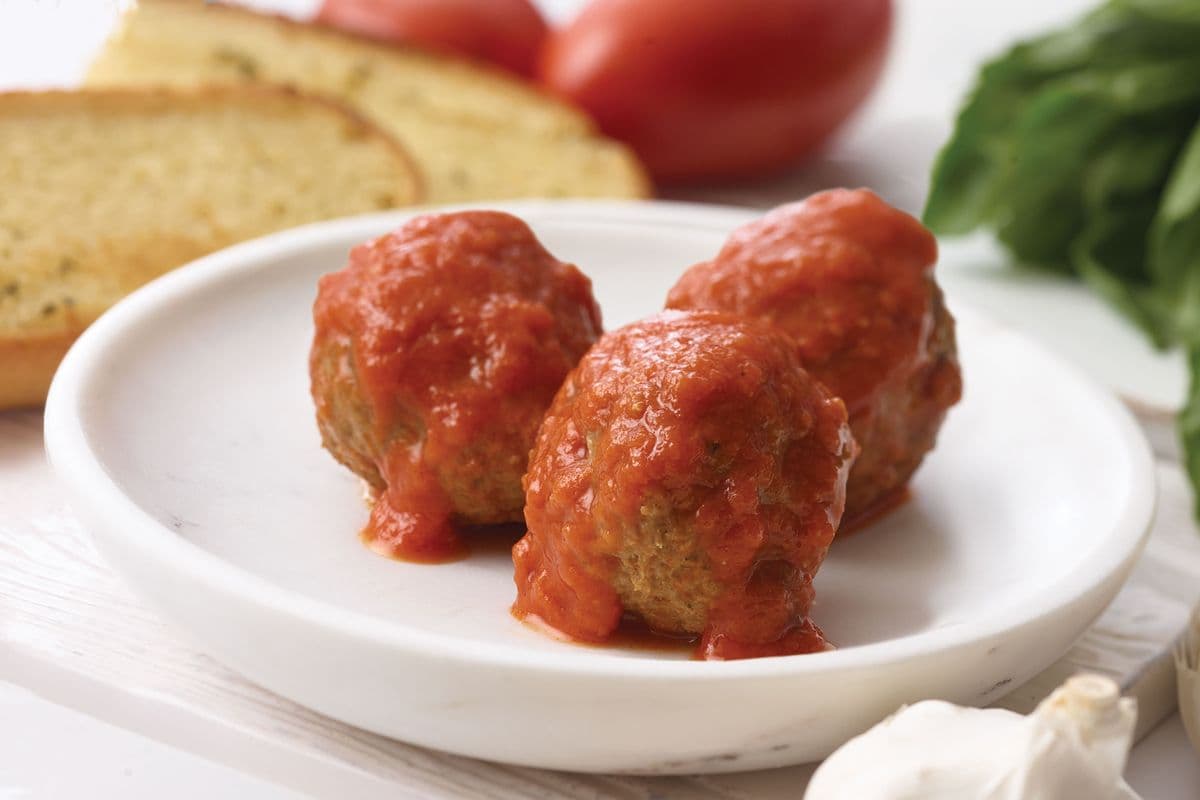 Meatballs & Garlic Bread