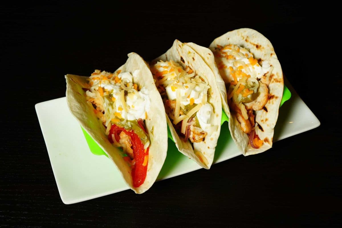 Soft Shell Loaded Tacos (Chicken)