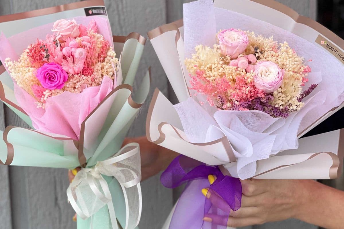 Preserved Flower Mini Bouquet