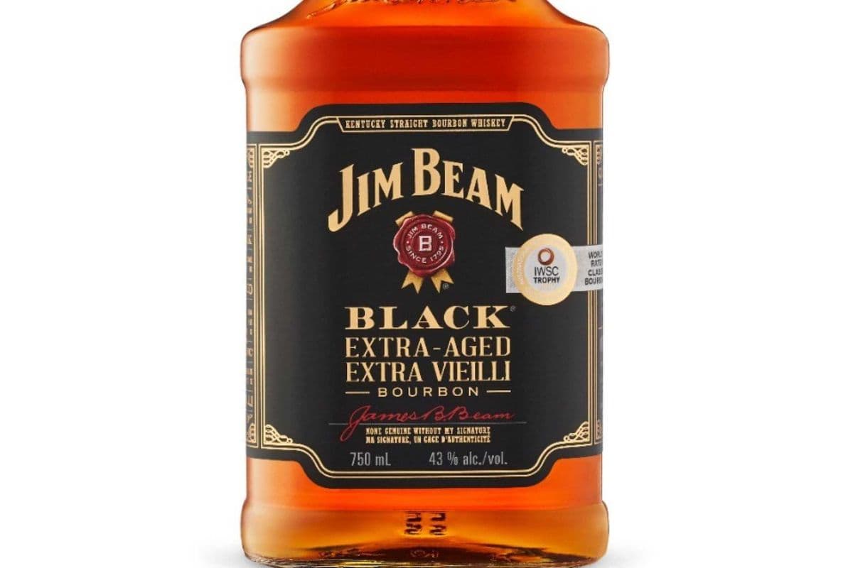 Jim Beam Kentucky Straight Bourbon Whiskey, Black 750 ml • 43% ABV (1 x 750 ml)