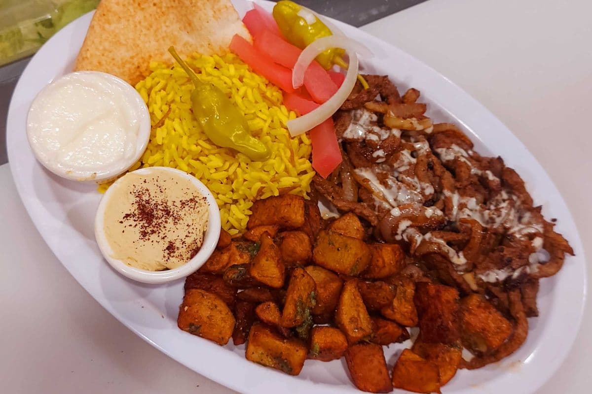 Assiette steak shawarma