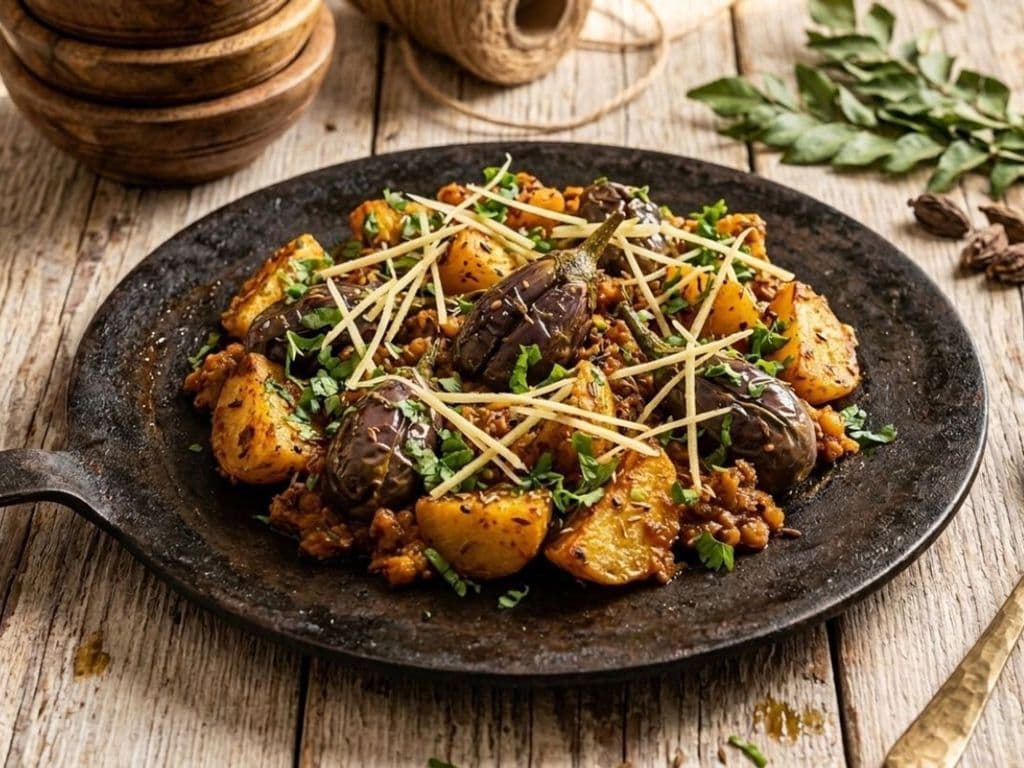Aloo Baingan Tak-a-Tak