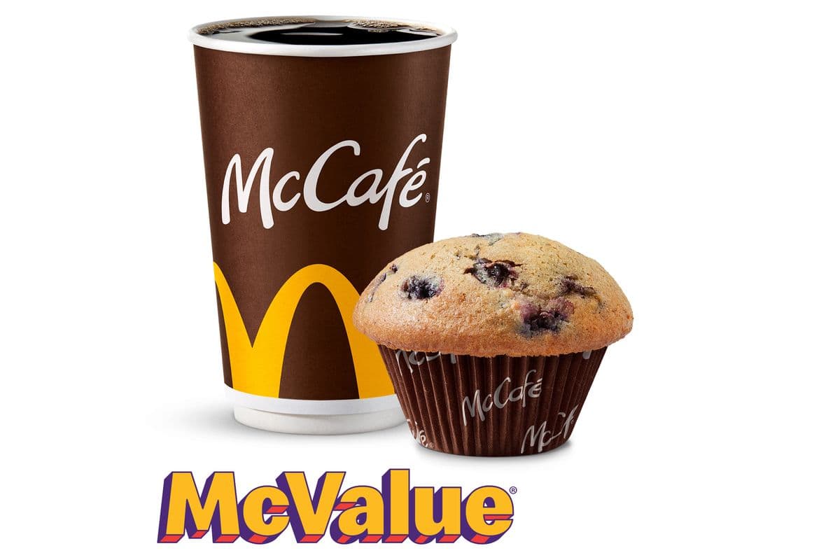 Muffin & Coffee Pairing [360-440 Cals]